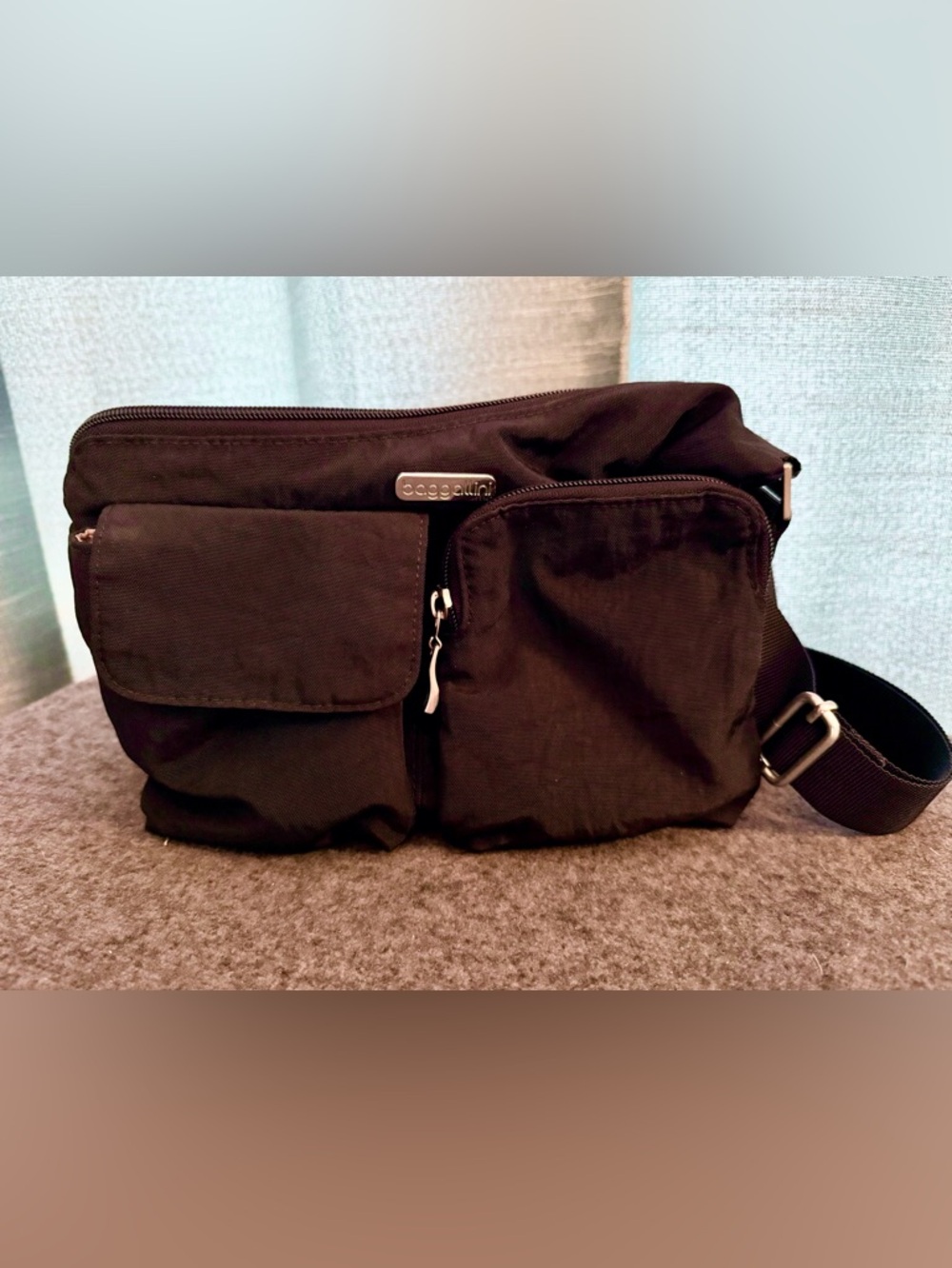 Baggallini Black Organizational Travel Bag